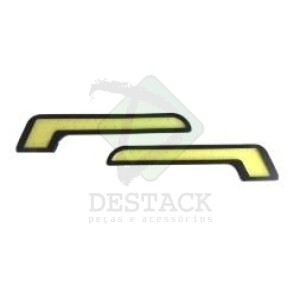 FAROL AUX. BARRA DRL  16CM 12V CX 2 PÇS