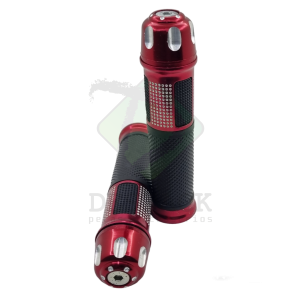 MANOPLA PARA MOTO COM PESO VERMELHO