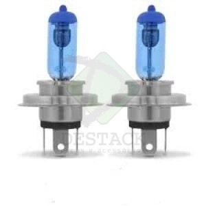 LÂMPADA SUPER BRANCA H4 - 12V 60/55W PAR (CX ACRILICO)