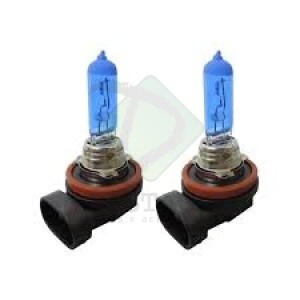 LÂMPADA SUPER BRANCA H11 - 12V 55W PAR (CX ACRILICO)