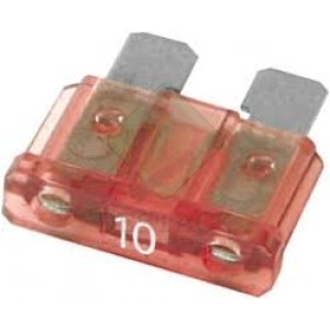 FUSÍVEL LÂMINA 10A VERMELHO - CAIXA C/100