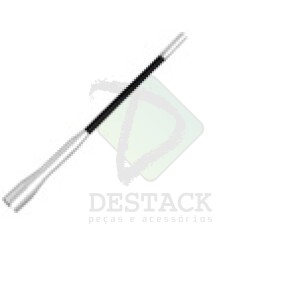 ANTENA TETO CARRO ALUMINIO - PRATA DES-70007