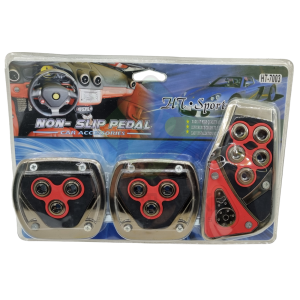 PEDALEIRA DE CARRO ESPORTIVA - VERMELHA