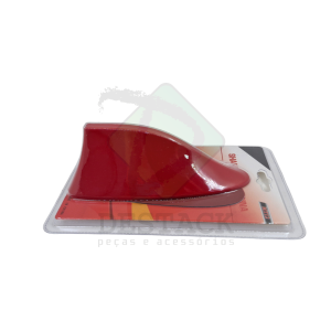 ANTENA TETO CARRO - SHARK - VERMELHA