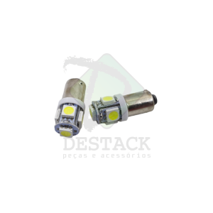 LÂMPADA PINGO 69 5 LED SMD BRANCO 12V (PAR)